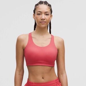 Lululemon Energy high support bra 38C desert red